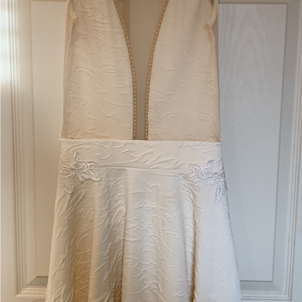White classy dress